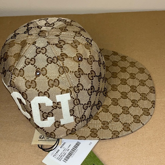 Authentic Gucci GG Canvas Baseball Cap size L - Picture 6 of 10